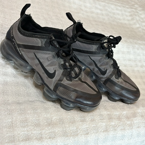 Nike Shoes - Nike Black and Gray 2019 vapormax Shoes.